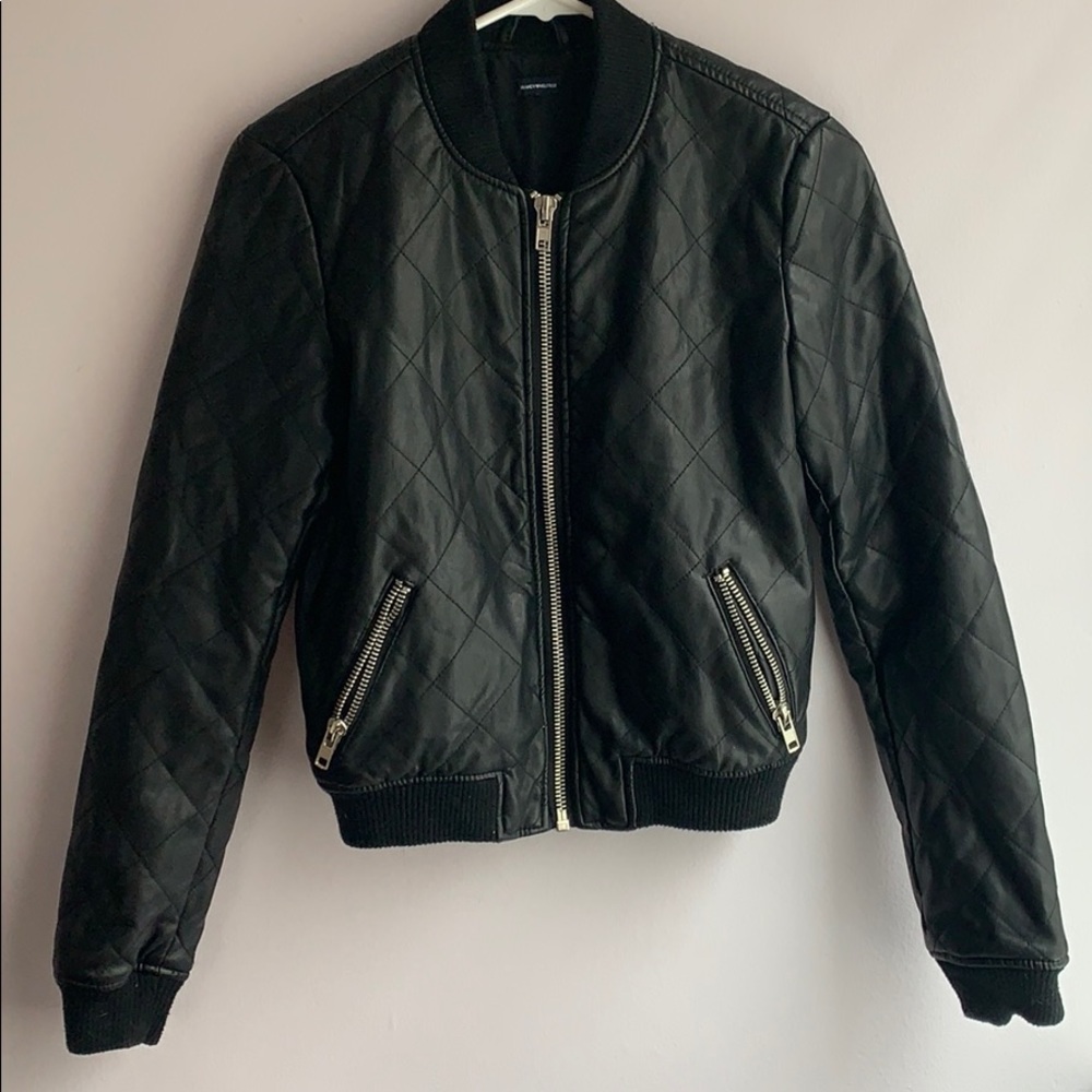 Brandy Melville leather jacket